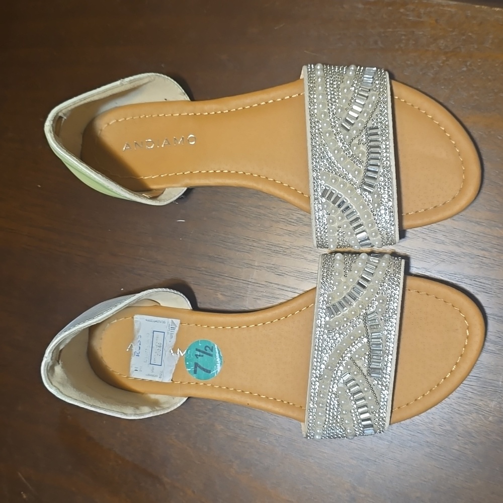 ANDIAMO SANDALS‎ SIZE 7.5 - Picture 2 of 8